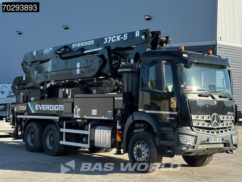 Mercedes-Benz Arocs 2840 Arocs 6X4 Unused! Everdigm 37CX-5 concrete pump Steel Suspension Automatic Euro 6 - Auto pumpa za beton: slika 3 Mercedes-Benz Arocs 2840 Arocs 6X4 Unused! Everdigm 37CX-5 concrete pump Steel Suspension Automatic Euro 6 - Auto pumpa za beton: slika 3