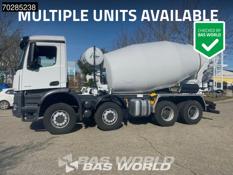 Mercedes-Benz Arocs 4145 8X4 10m3 Schwing Stetter mixer Manual Steelsuspension Euro 3 - Mikser za beton: slika 1 Mercedes-Benz Arocs 4145 8X4 10m3 Schwing Stetter mixer Manual Steelsuspension Euro 3 - Mikser za beton: slika 1
