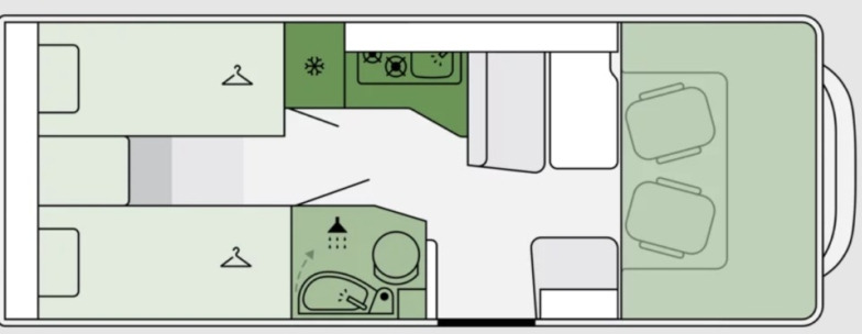 Etrusco A 6.9 SB - Poluintegrisani kamper: slika 1 Etrusco A 6.9 SB - Poluintegrisani kamper: slika 1