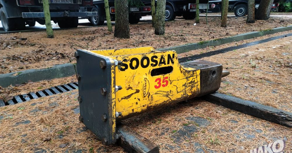 Młot hydrauliczny Soosan SQ35 230kg do koparki - Dodatak za Građevinska mašina: slika 3 Młot hydrauliczny Soosan SQ35 230kg do koparki - Dodatak za Građevinska mašina: slika 3