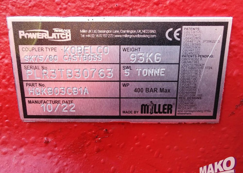 NOWE Szybkozłącze hydrauliczne TwinLock Miller fi 60 (Nieużywane) - Dodatak za Građevinska mašina: slika 5 NOWE Szybkozłącze hydrauliczne TwinLock Miller fi 60 (Nieużywane) - Dodatak za Građevinska mašina: slika 5