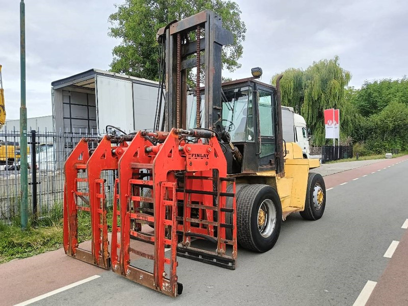 Hyster H 12.00 XL 12 ton heftruck met stenenklem forklift - Dizel viljuškar: slika 3 Hyster H 12.00 XL 12 ton heftruck met stenenklem forklift - Dizel viljuškar: slika 3