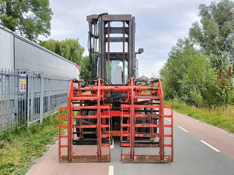Hyster H 12.00 XL 12 ton heftruck met stenenklem forklift - Dizel viljuškar: slika 4 Hyster H 12.00 XL 12 ton heftruck met stenenklem forklift - Dizel viljuškar: slika 4