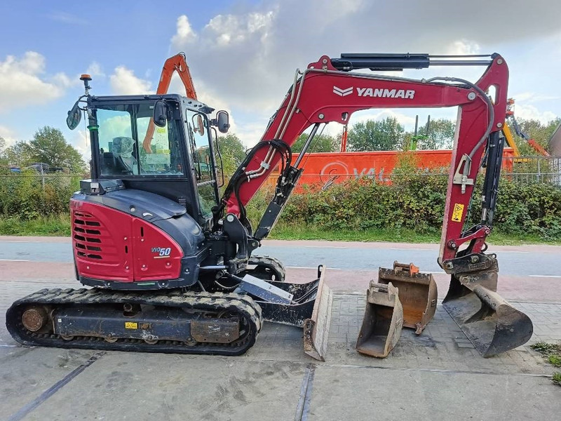 Mini bager Yanmar Vio 50 -6b vio50 rupskraan excavator bagger track: slika 6