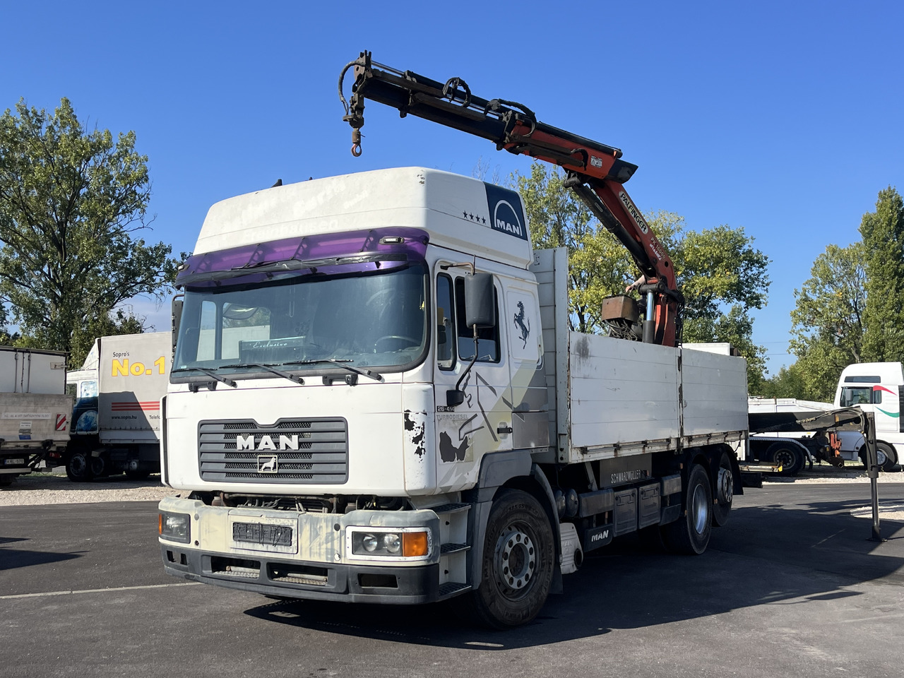 MAN F2000 26.413 Palfinger pk 16000 - Kamion sa dizalicom: slika 2 MAN F2000 26.413 Palfinger pk 16000 - Kamion sa dizalicom: slika 2