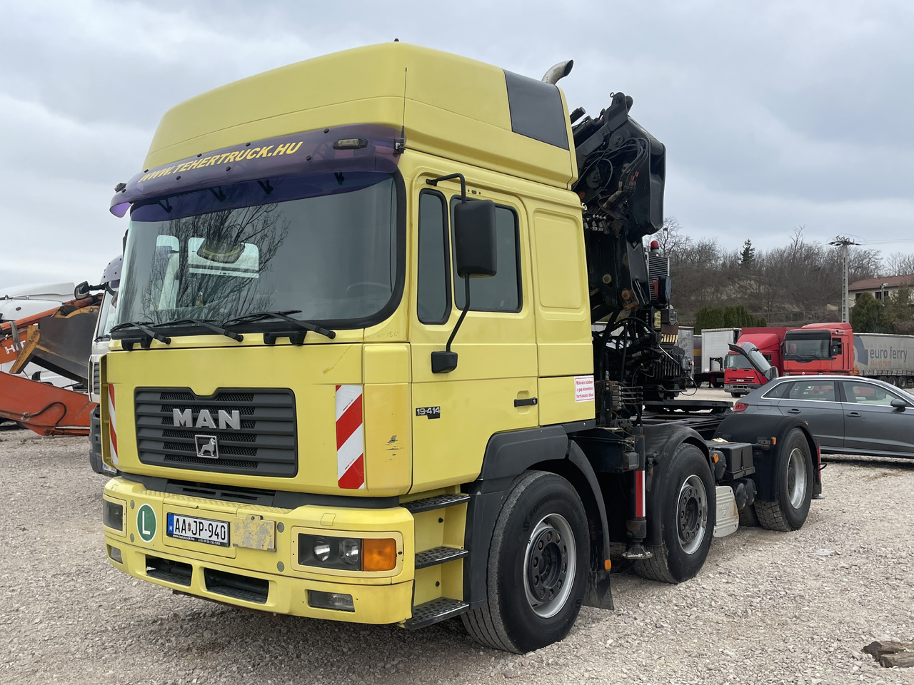 MAN F2000 413 6x2 Manual CRANE Hiab 330+jib 90 21m - Tegljač: slika 1 MAN F2000 413 6x2 Manual CRANE Hiab 330+jib 90 21m - Tegljač: slika 1