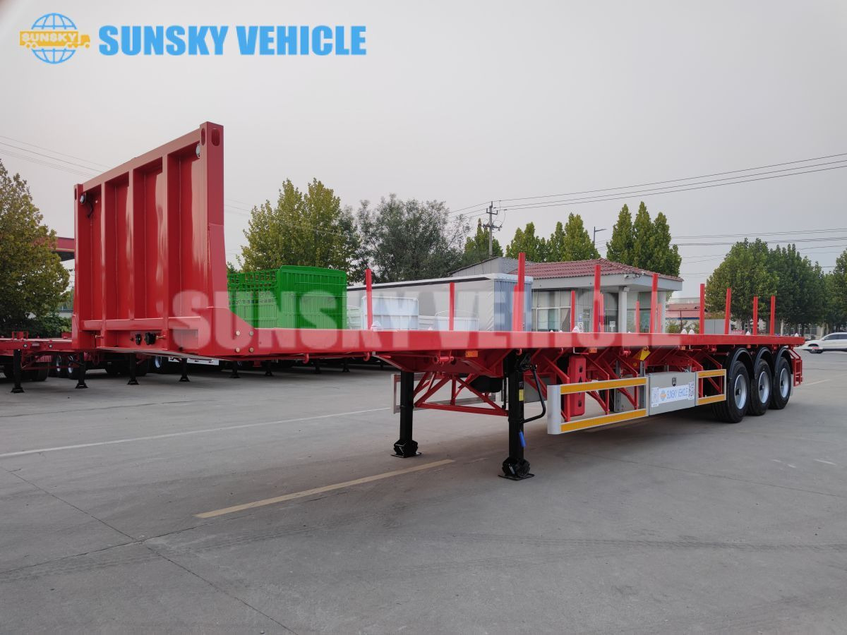 SUNSKY 3-axle Flat Deck Trailer - Plato poluprikolica: slika 1 SUNSKY 3-axle Flat Deck Trailer - Plato poluprikolica: slika 1