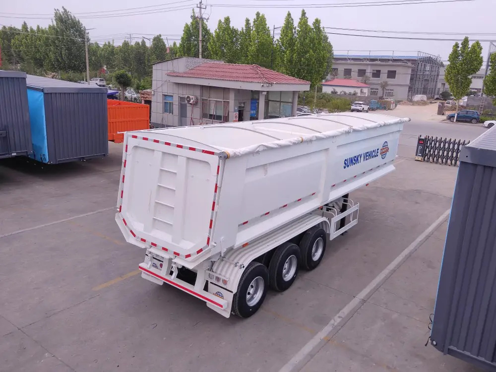 SUNSKY 40cbm 3-axle tipper trailer - Poluprikolica istovarivača: slika 3 SUNSKY 40cbm 3-axle tipper trailer - Poluprikolica istovarivača: slika 3