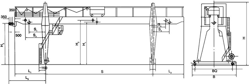 XCMG Double Main Girder Hook Gantry Crane - Portalni kran: slika 3 XCMG Double Main Girder Hook Gantry Crane - Portalni kran: slika 3