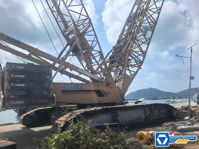 Kran guseničar XCMG XGC500 500ton used hydraulic lift machine price: slika 8