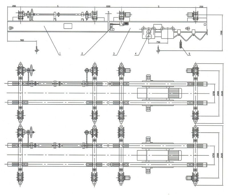 XCMG electric double-girder suspension rail-crossing crane - Portalni kran: slika 4 XCMG electric double-girder suspension rail-crossing crane - Portalni kran: slika 4