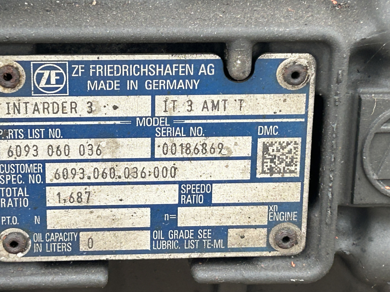 Menjač za Kamion DAF 12AS 2331 TD   DAF XF 106: slika 8 Menjač za Kamion DAF 12AS 2331 TD   DAF XF 106: slika 8