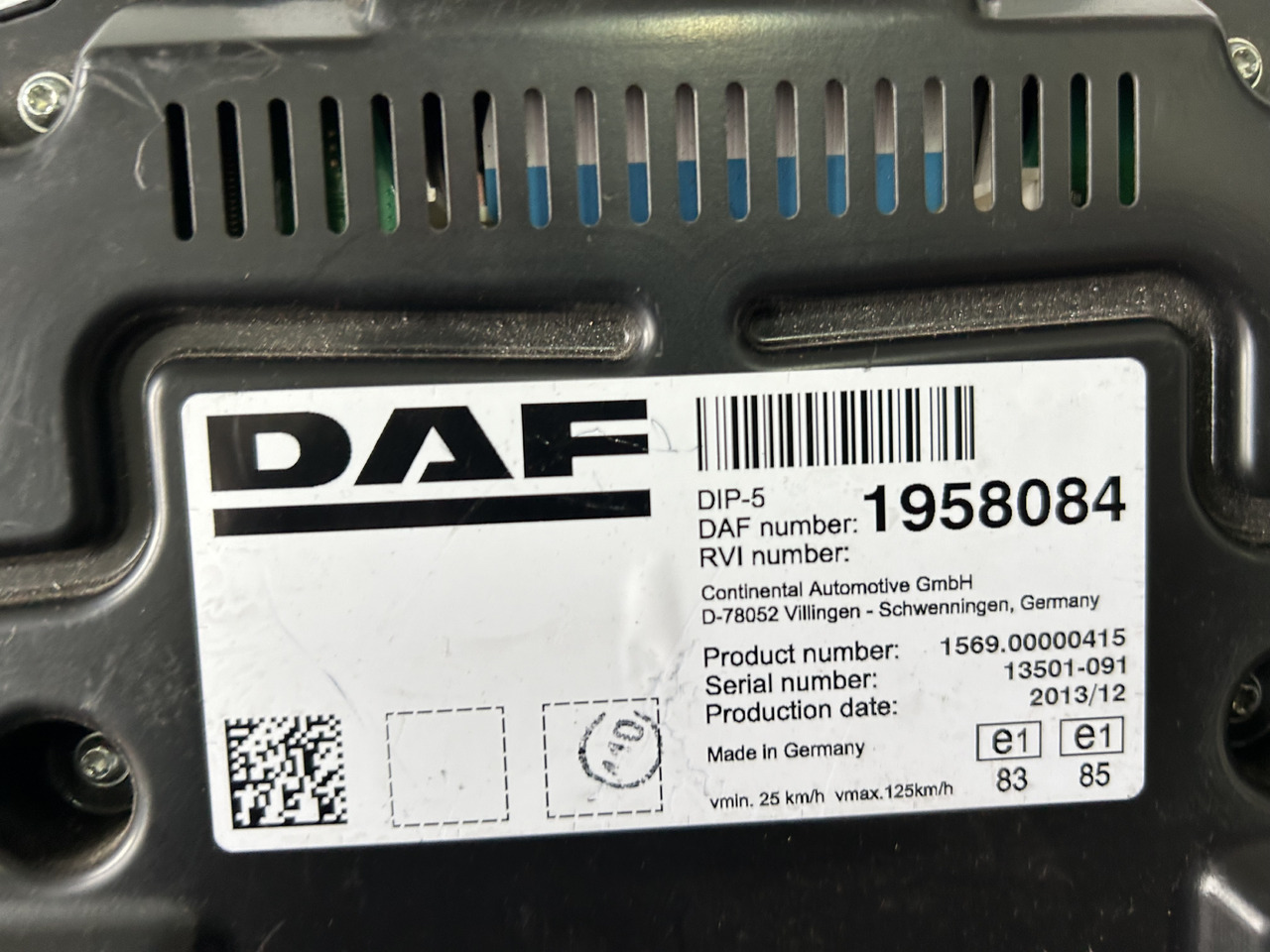 DAF DAF XF 106 CLOCK COUNTER 1958084 - Komandna tabla: slika 3 DAF DAF XF 106 CLOCK COUNTER 1958084 - Komandna tabla: slika 3