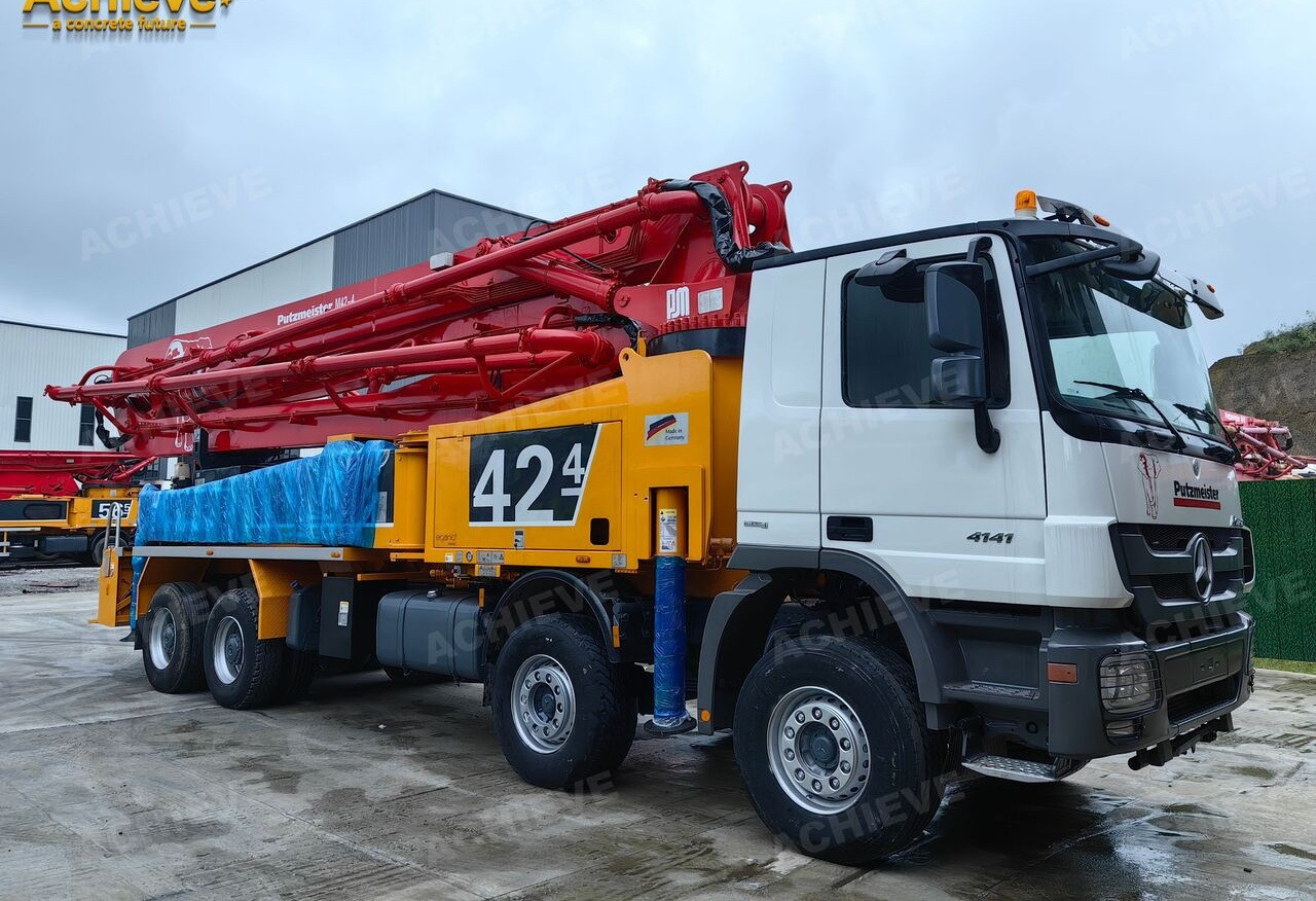 PUTZMEISTER Mercedes-Benz Actros 4141 concrete pumpM42-4R 170 m³【ACHIEVE】TOP CONDITION!!! - Auto pumpa za beton: slika 1 PUTZMEISTER Mercedes-Benz Actros 4141 concrete pumpM42-4R 170 m³【ACHIEVE】TOP CONDITION!!! - Auto pumpa za beton: slika 1