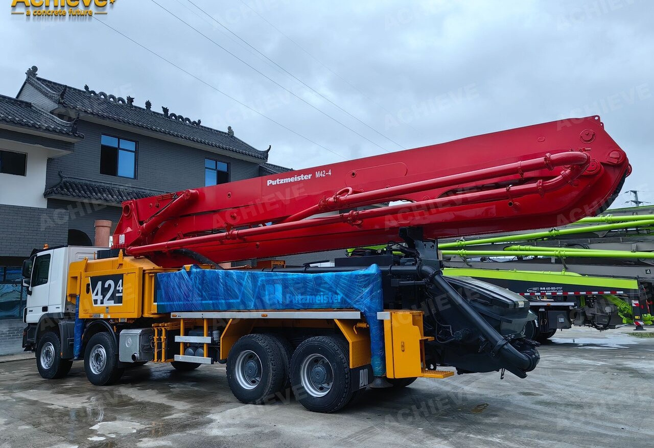 PUTZMEISTER Mercedes-Benz Actros 4141 concrete pumpM42-4R 170 m³【ACHIEVE】TOP CONDITION!!! - Auto pumpa za beton: slika 3 PUTZMEISTER Mercedes-Benz Actros 4141 concrete pumpM42-4R 170 m³【ACHIEVE】TOP CONDITION!!! - Auto pumpa za beton: slika 3