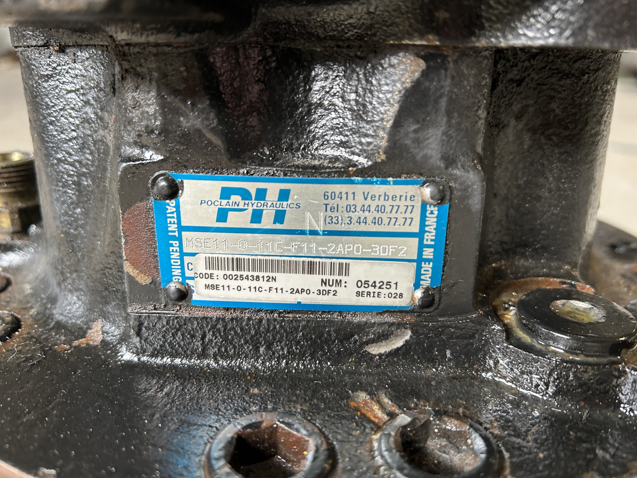 POCLAIN HYDRAULICS MSE11 - Motor okretanja za Bager: slika 4 POCLAIN HYDRAULICS MSE11 - Motor okretanja za Bager: slika 4