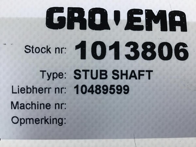 Liebherr A314 Li / A316 Li / A900C Li / A904C Li / A914 COMPACT / A914 - Polosovina: slika 2 Liebherr A314 Li / A316 Li / A900C Li / A904C Li / A914 COMPACT / A914 - Polosovina: slika 2