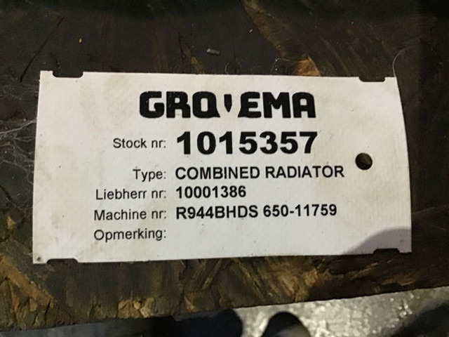 Liebherr Combined Radiator - Radijator: slika 2 Liebherr Combined Radiator - Radijator: slika 2
