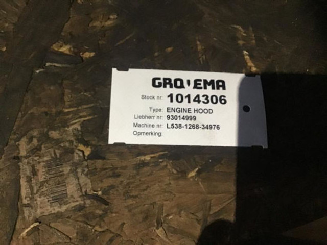 Liebherr Engine Hood - Hauba: slika 4 Liebherr Engine Hood - Hauba: slika 4