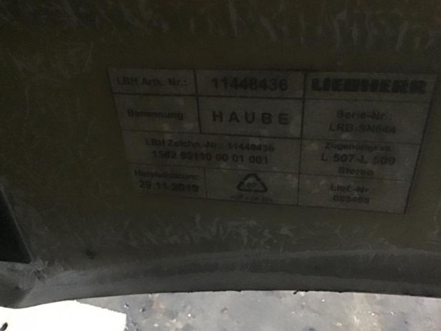 Liebherr Engine Hood - Hauba: slika 5 Liebherr Engine Hood - Hauba: slika 5