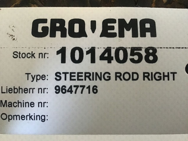Upravljački sistem Liebherr Steering Rod Right: slika 6