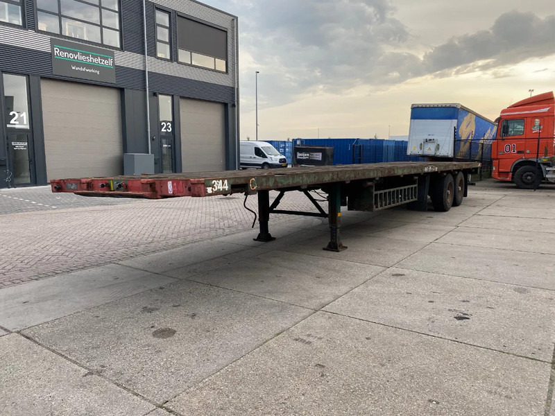 Flandria Plateau Trailer with Twist-Locks / BPW + Drums - Plato poluprikolica: slika 4 Flandria Plateau Trailer with Twist-Locks / BPW + Drums - Plato poluprikolica: slika 4