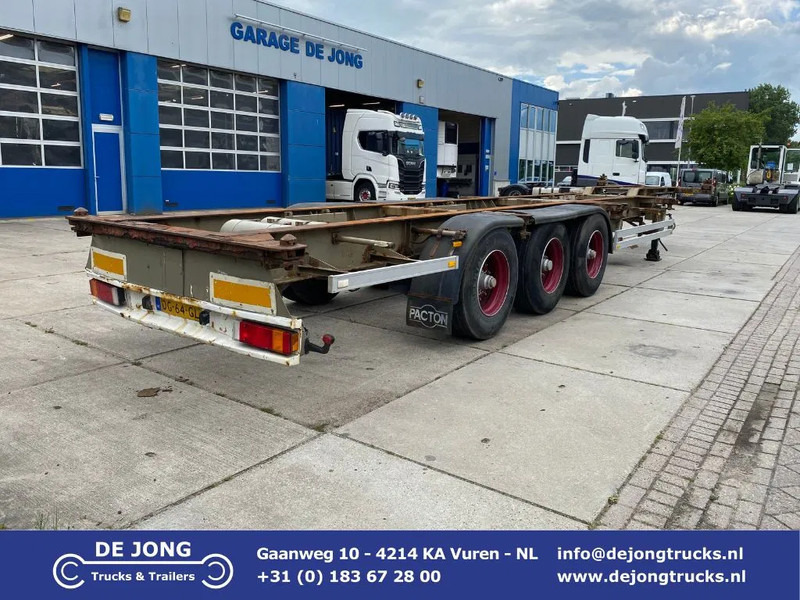 Pacton 40 FT Container Chassis / BPW + DISC - Poluprikolica za prevoz kontejnera/ Poluprikolica sa promenjivim sandukom: slika 1 Pacton 40 FT Container Chassis / BPW + DISC - Poluprikolica za prevoz kontejnera/ Poluprikolica sa promenjivim sandukom: slika 1
