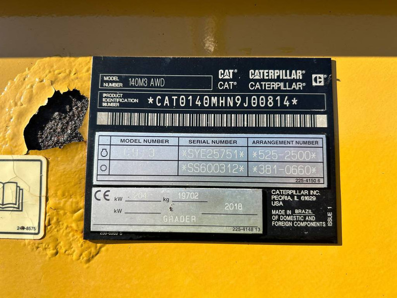 Cat 140 M 3 AWD - Grejder: slika 5 Cat 140 M 3 AWD - Grejder: slika 5