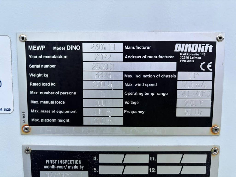 Mercedes-Benz Dino 230VTH - Vazdušna platforma montirana na kamion: slika 5 Mercedes-Benz Dino 230VTH - Vazdušna platforma montirana na kamion: slika 5