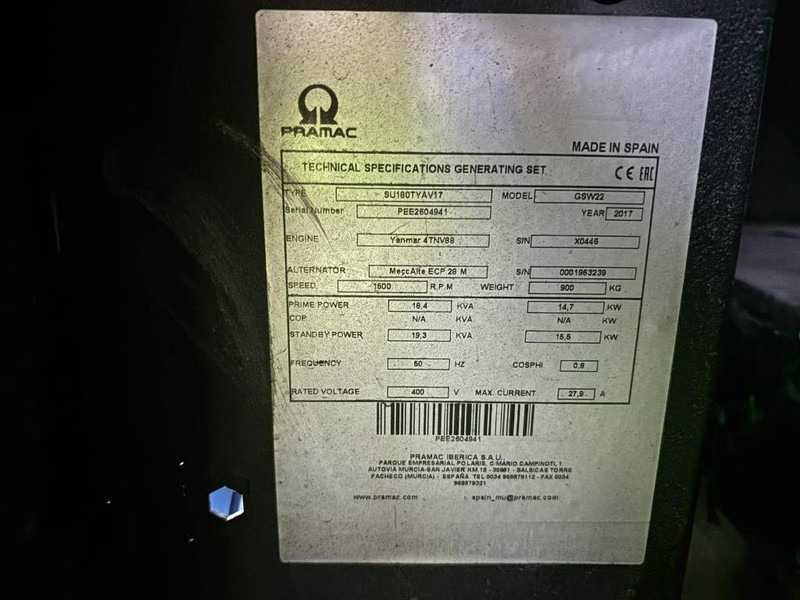 Pramac GSW 22 - Pump Trailer - Set generatora: slika 5 Pramac GSW 22 - Pump Trailer - Set generatora: slika 5