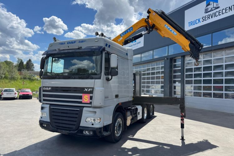 DAF XF510 Effer 255-5 6x2 SZM/Pritsche - Kamion sa dizalicom: slika 1 DAF XF510 Effer 255-5 6x2 SZM/Pritsche - Kamion sa dizalicom: slika 1