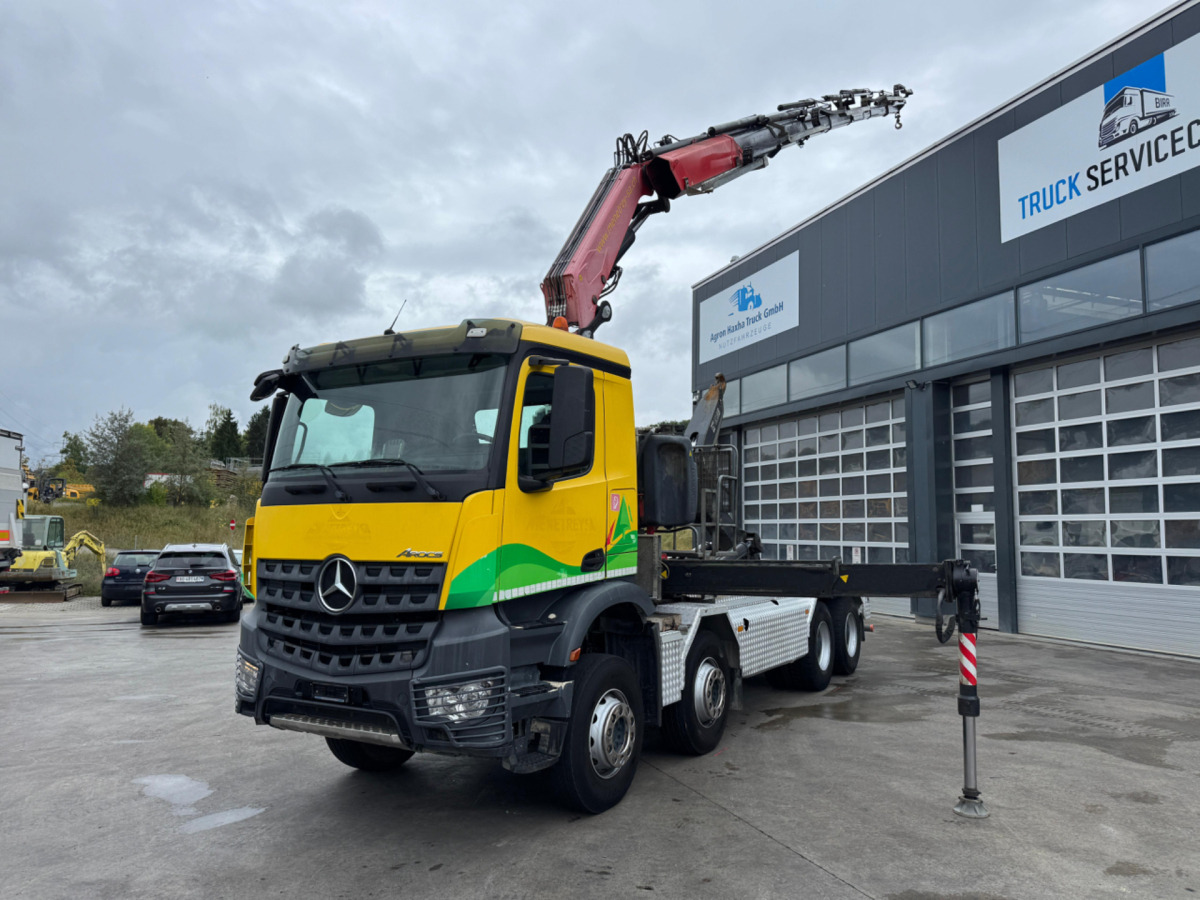MERCEDES Arocs 3248 8x4 Fassi 315-7 mit Hiab 21T - Kamion sa dizalicom: slika 1 MERCEDES Arocs 3248 8x4 Fassi 315-7 mit Hiab 21T - Kamion sa dizalicom: slika 1