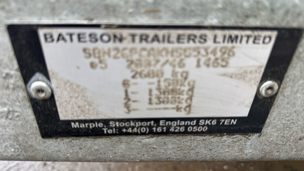 Prikolica za prevoz radnih mašina BATESON 26PC GENERATOR TRAILER: slika 8