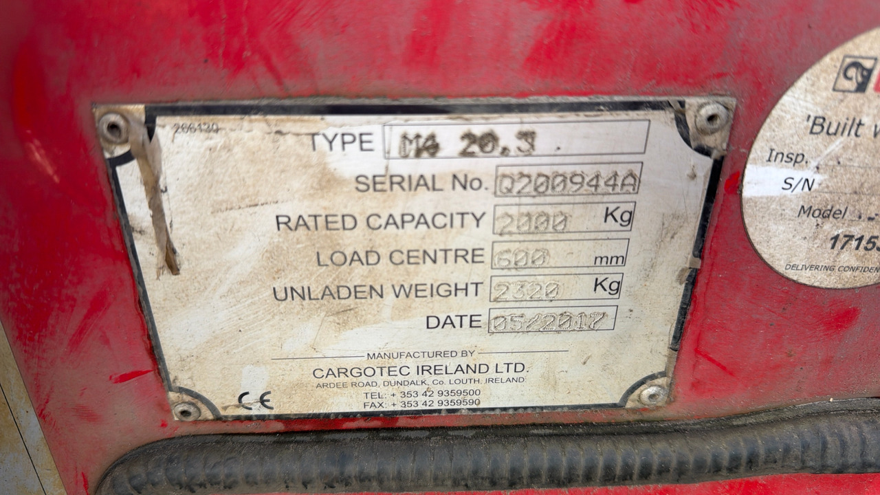 MOFFETT M4 20.3 - Prenosni viljuškar: slika 5 MOFFETT M4 20.3 - Prenosni viljuškar: slika 5