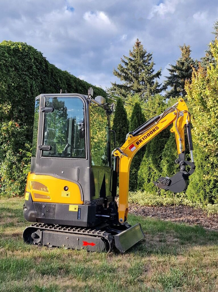 Novu Mini bager Berger Kraus Mini Koparka Berger Kraus BK1500KSR z kabiną osprzętem YANMAR: slika 1