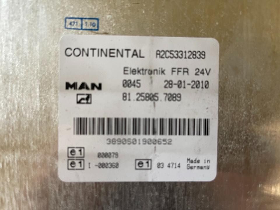 MAN CONTINENTAL VDO Elektronik FFR Steuergerät Nr 81.25805.7089 - Upravljačka jedinica za Kamion: slika 2 MAN CONTINENTAL VDO Elektronik FFR Steuergerät Nr 81.25805.7089 - Upravljačka jedinica za Kamion: slika 2