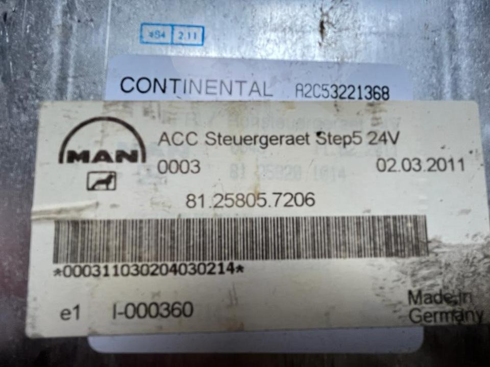 MAN CONTINENTAL VDO Elektronik FFR Steuergerät Nr 81.25805.7206 - Upravljačka jedinica za Kamion: slika 2 MAN CONTINENTAL VDO Elektronik FFR Steuergerät Nr 81.25805.7206 - Upravljačka jedinica za Kamion: slika 2