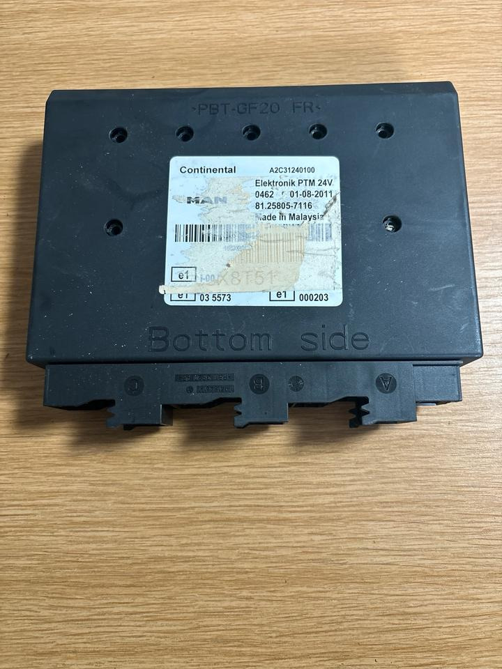 MAN Continental Elektronik PTM Steuergerät 81.25805-7116 - Upravljačka jedinica za Kamion: slika 1 MAN Continental Elektronik PTM Steuergerät 81.25805-7116 - Upravljačka jedinica za Kamion: slika 1
