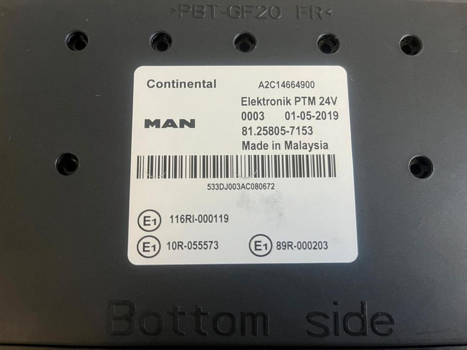 MAN Continental Elektronik PTM Steuergerät 81.25805-7153 - Upravljačka jedinica za Kamion: slika 3 MAN Continental Elektronik PTM Steuergerät 81.25805-7153 - Upravljačka jedinica za Kamion: slika 3