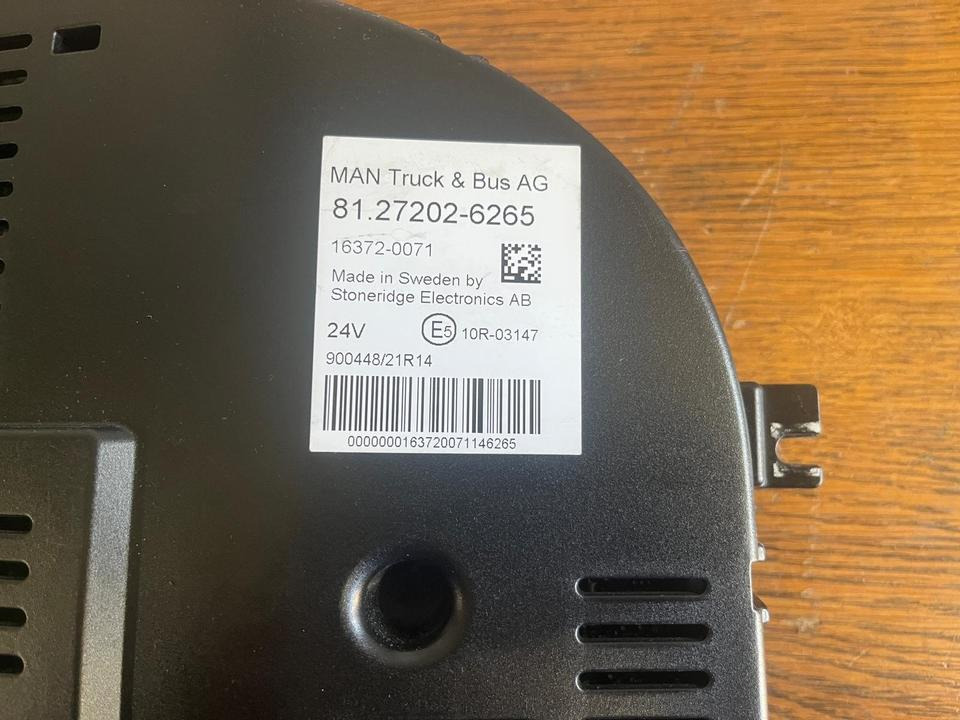 MAN EU6 Kombiinstrument / Tacho 81.27202-6265 - Komandna tabla za Kamion: slika 3 MAN EU6 Kombiinstrument / Tacho 81.27202-6265 - Komandna tabla za Kamion: slika 3