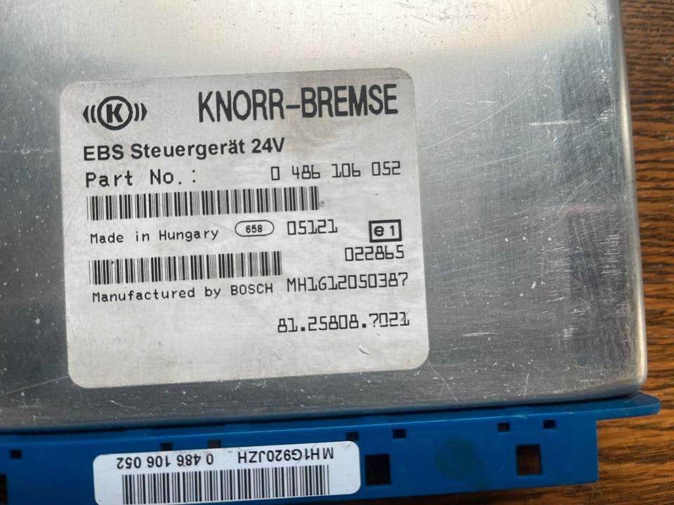 MAN KNORR-BREMSE EBS Steuergerät 81.25808-7021 - Upravljačka jedinica za Kamion: slika 2 MAN KNORR-BREMSE EBS Steuergerät 81.25808-7021 - Upravljačka jedinica za Kamion: slika 2