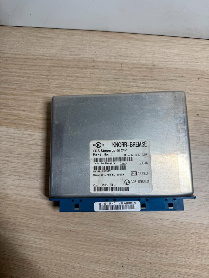 MAN KNORR-BREMSE EBS Steuergerät 81.25808-7064 - Upravljačka jedinica za Kamion: slika 2 MAN KNORR-BREMSE EBS Steuergerät 81.25808-7064 - Upravljačka jedinica za Kamion: slika 2