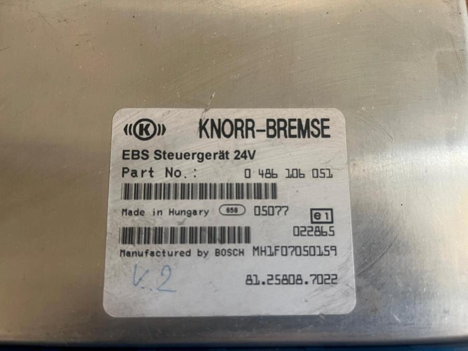 MAN Knorr-bremse EBS Steuergerät 81.25808.7022 - Upravljačka jedinica za Kamion: slika 2 MAN Knorr-bremse EBS Steuergerät 81.25808.7022 - Upravljačka jedinica za Kamion: slika 2
