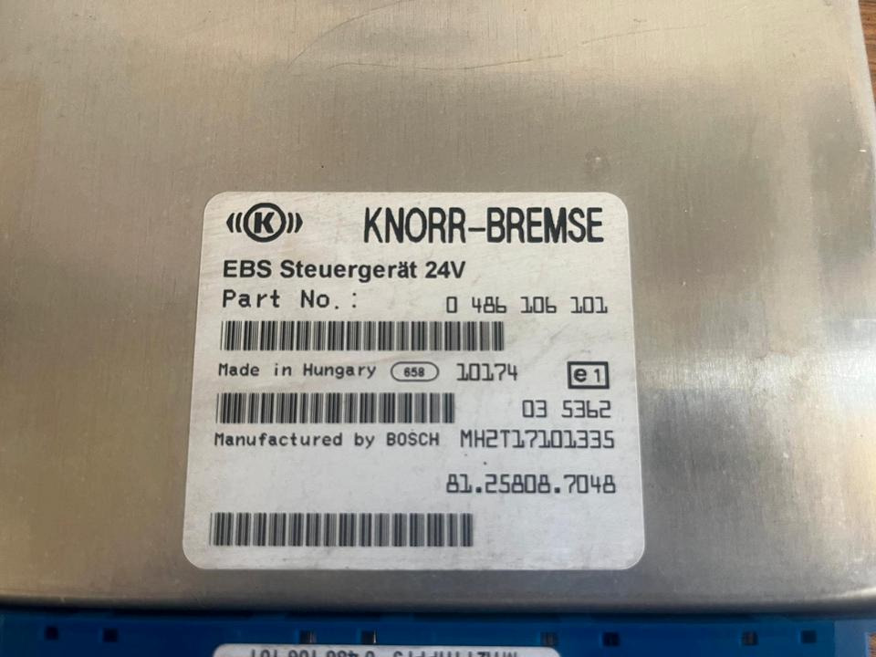 MAN Knorr-bremse EBS Steuergerät 81.25808.7048 - Upravljačka jedinica za Kamion: slika 3 MAN Knorr-bremse EBS Steuergerät 81.25808.7048 - Upravljačka jedinica za Kamion: slika 3