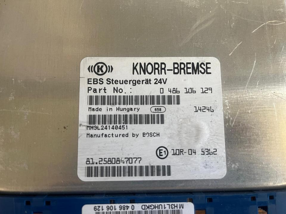 MAN Knorr-bremse EBS Steuergerät 81.25808.7077 - Upravljačka jedinica za Kamion: slika 3 MAN Knorr-bremse EBS Steuergerät 81.25808.7077 - Upravljačka jedinica za Kamion: slika 3