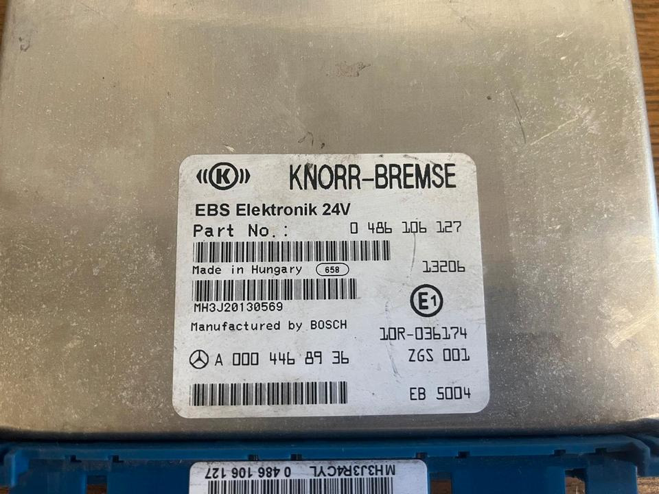 Mercedes Actros MP4 KNORR-BREMSE EBS Steuergerät A0004468936 - Upravljačka jedinica za Kamion: slika 3 Mercedes Actros MP4 KNORR-BREMSE EBS Steuergerät A0004468936 - Upravljačka jedinica za Kamion: slika 3