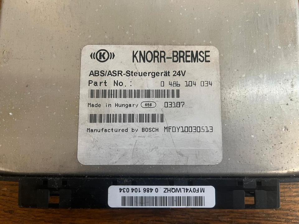 Mercedes-Benz Knorr-Bremse ABS/ASR Steuergerät 0486104034 - Upravljačka jedinica za Kamion: slika 3 Mercedes-Benz Knorr-Bremse ABS/ASR Steuergerät 0486104034 - Upravljačka jedinica za Kamion: slika 3
