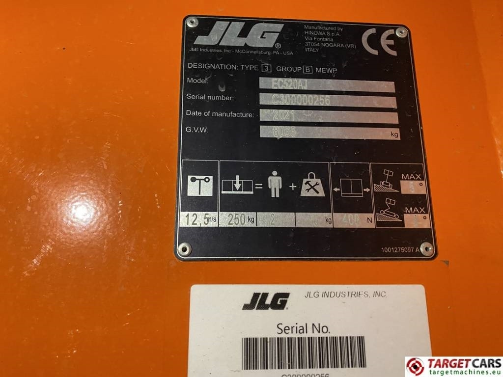 Zglobna platforma JLG EC520AJ Electric Articulated Boom Work Lift 1800cm: slika 10