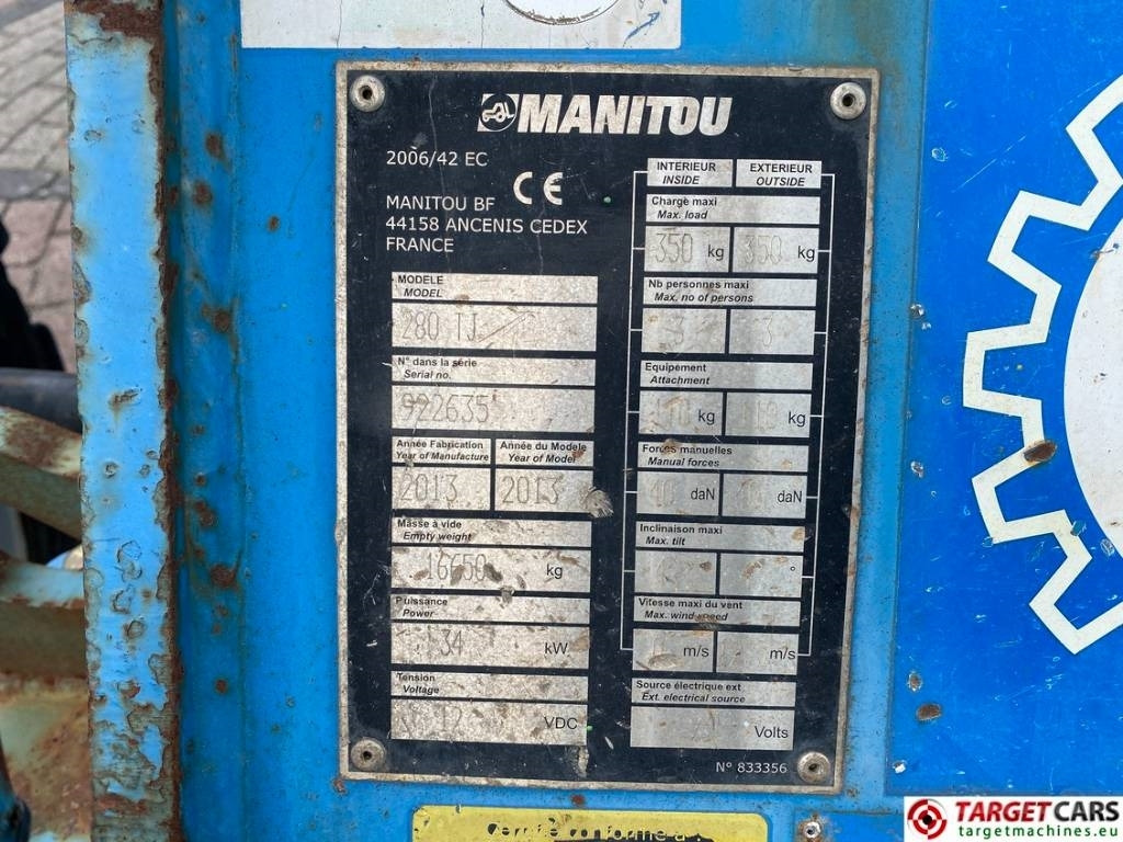 Lizing Manitou 280TJ Telescopic 4x4x4 Diesel Boom WorkLift 2775cm  Manitou 280TJ Telescopic 4x4x4 Diesel Boom WorkLift 2775cm: slika 10