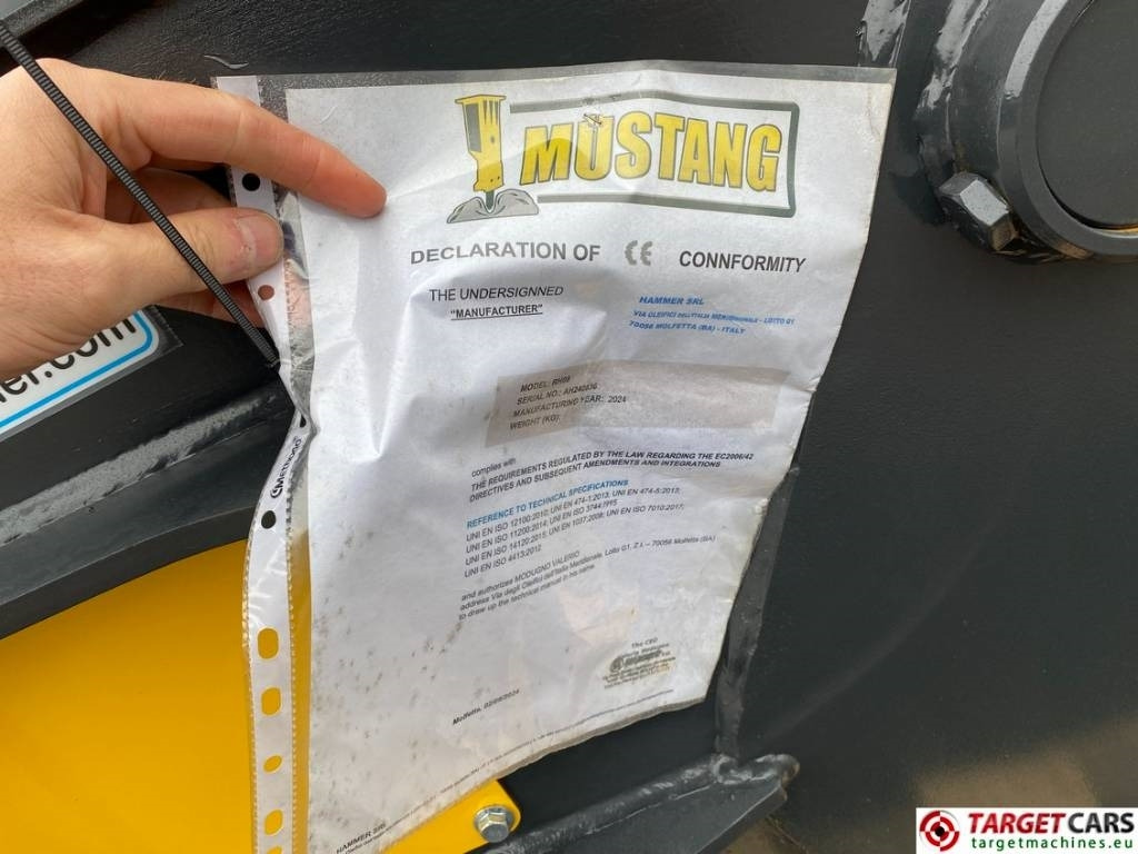 Novu Makaze za rušenje Mustang RH08 Hydraulic Rotation Pulverizer Shear 6~13T NEW: slika 16
